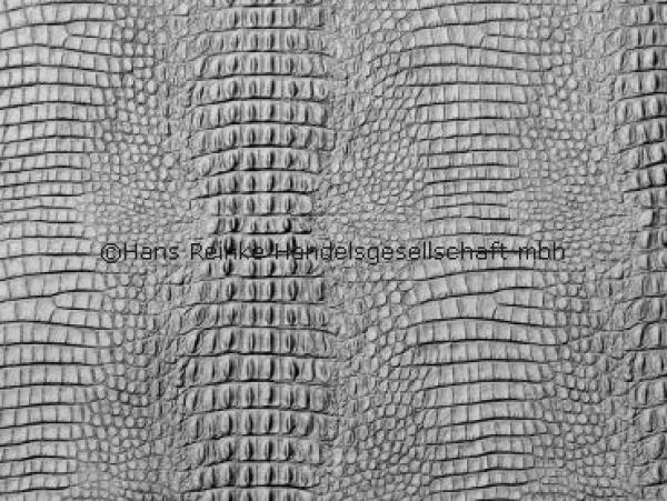 Porsche Nappa schwarz Kroko klein Hälften Windsor A Farbmuster