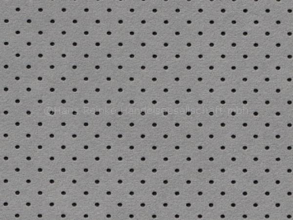 Alcantara oriongrau Lochperforation 142 cm Produkt Code 8230 Farbmuster