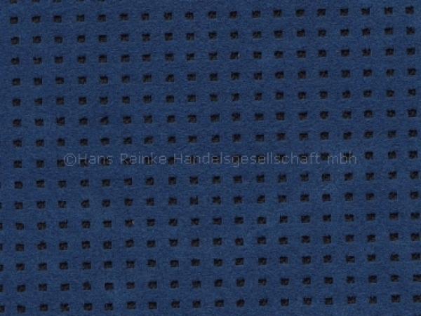 Alcantara signalblau Kästchenperforation 142cm (9055.S2) Produkt Code 8210 Farbmuster