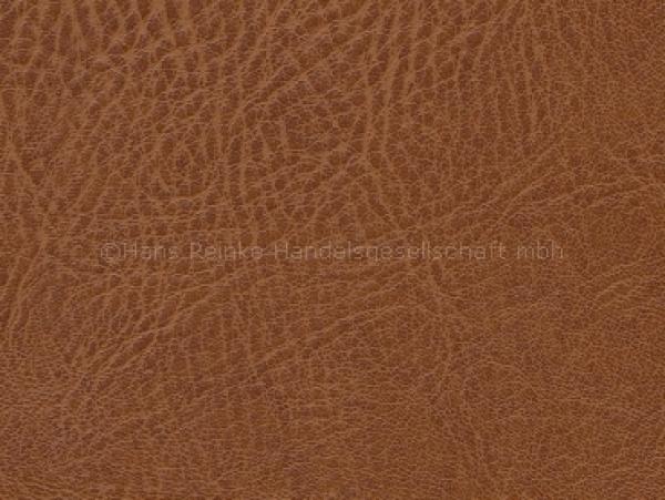 Skai Pavinto cognac 137 cm 30 lfm pro Rolle Farbmuster